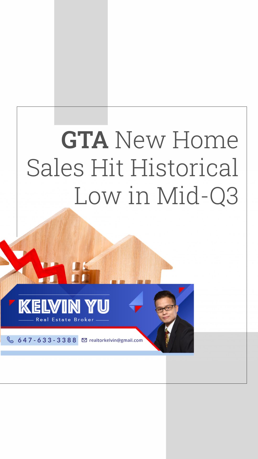 GTA New Home Sales Hit Historical Low in Mid-Q3 | Watch Today’s Real Estate Updates & Tips